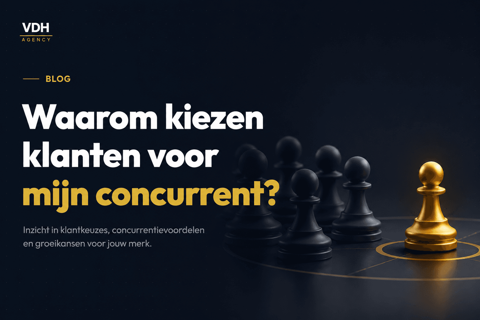 Waarom kiezen klanten voor mijn concurrent: inzicht in klantkeuzes, concurrentievoordelen en groeikansen